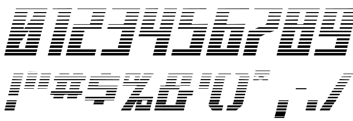 Capitol City Gradient Font Alte caractere