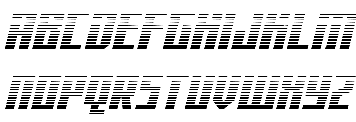 Capitol City Gradient Font UPPERCASE