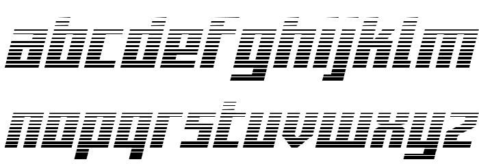 Capitol City Gradient Font Litere mici