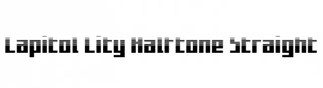 Capitol City Halftone Straight  تنزيل الخطوط