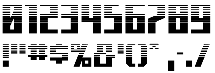 Capitol City Halftone Straight Font OTHER CHARS