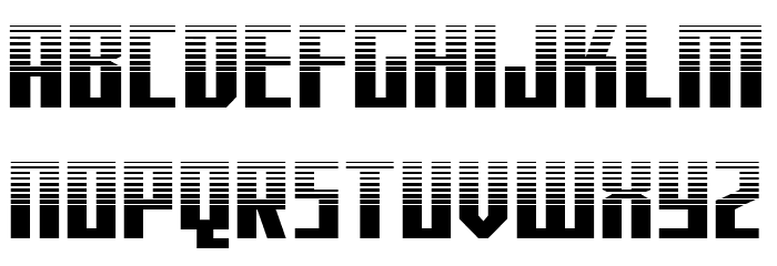 Capitol City Halftone Straight Font UPPERCASE