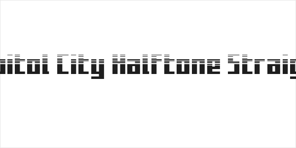 Capitol City Halftone Straight Logo