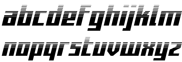 Capitol City Halftone Font Litere mici