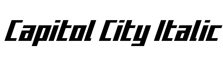 Capitol City Italic  font caratteri gratis