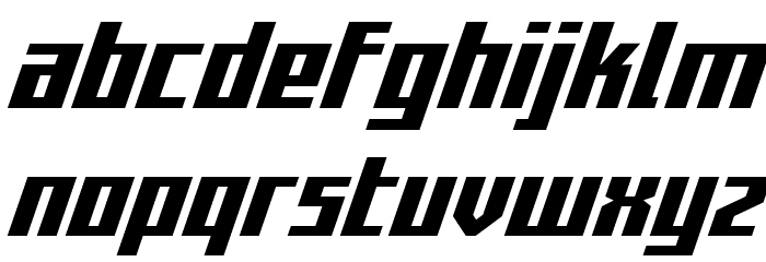 Capitol City Italic Font LOWERCASE