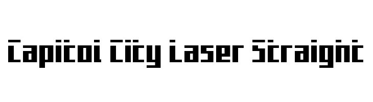 Capitol City Laser Straight  免费字体下载