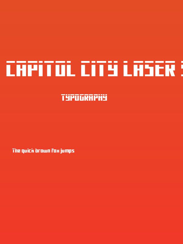 Capitol City Laser Straight Poster