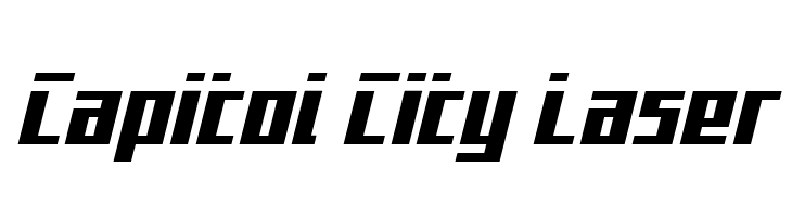 Capitol City Laser  font caratteri gratis