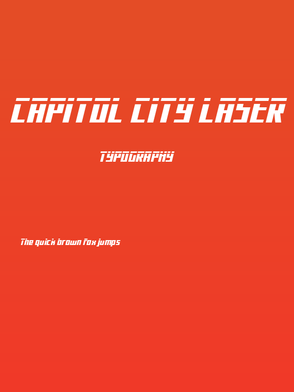 Capitol City Laser Poster