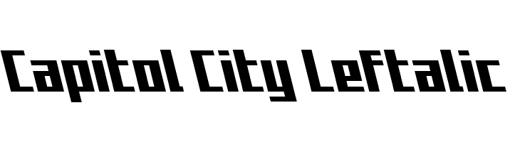 Capitol City Leftalic  免费字体下载