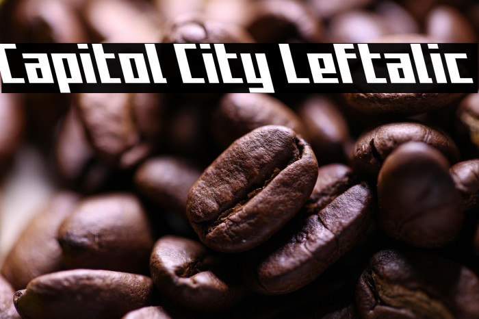 Capitol City Leftalic Example 2