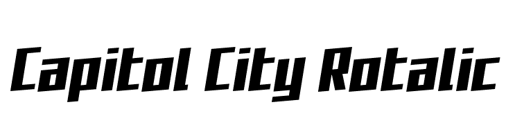 Capitol City Rotalic  baixar fontes gratis