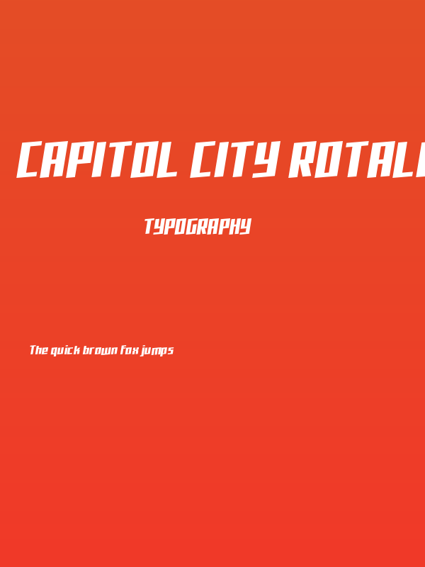 Capitol City Rotalic Poster