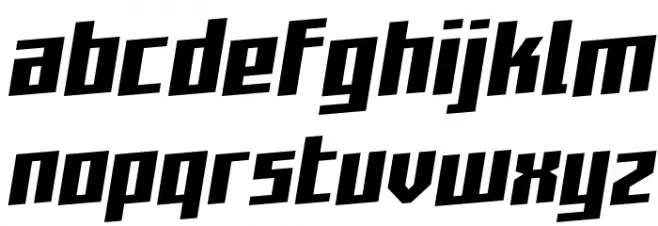 Capitol City Rotalic Font LOWERCASE