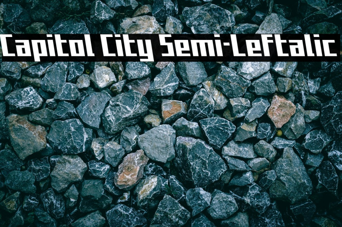 Capitol City Semi-Leftalic Example 1