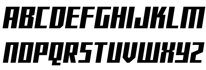 Capitol City Semi-Straight Font UPPERCASE