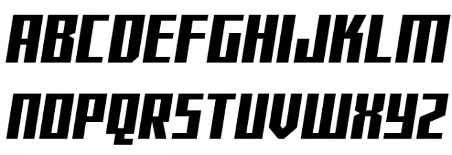 Capitol City Semi-Straight Schriftart Groß