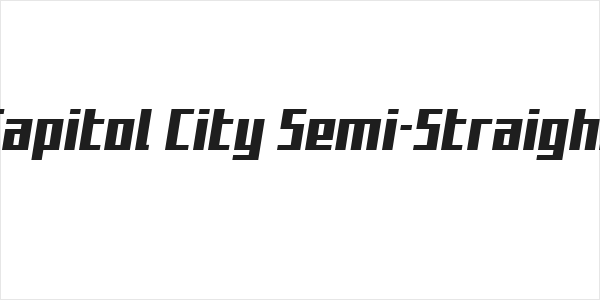 Capitol City Semi-Straight Logo