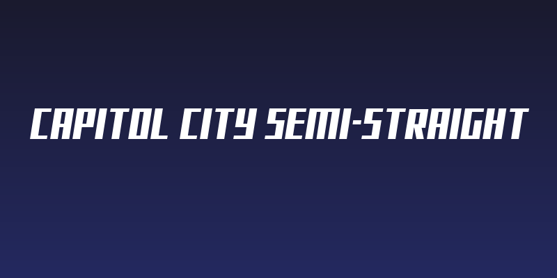 Capitol City Semi-Straight Social Header