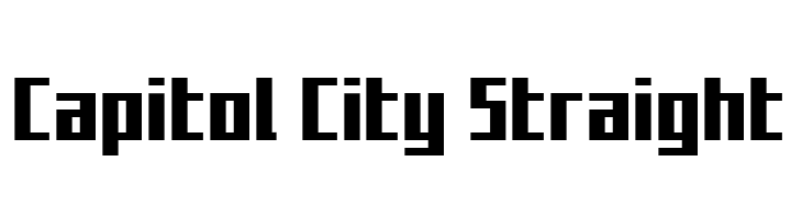 Capitol City Straight  Frei Schriftart Herunterladen