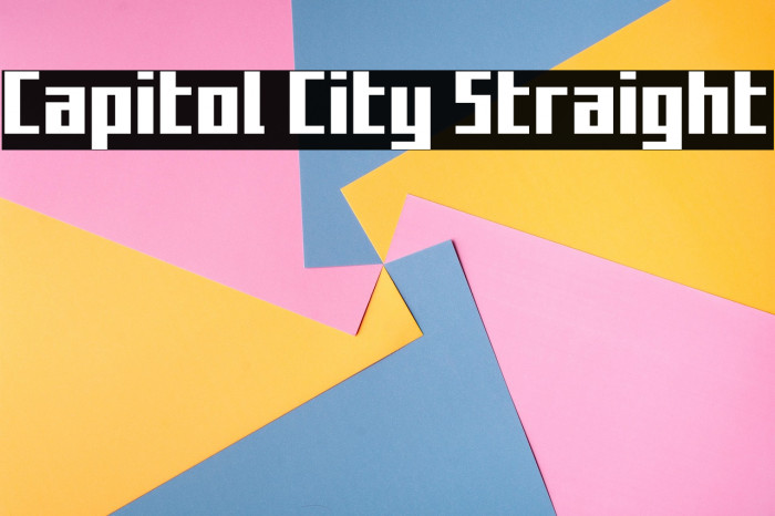 Capitol City Straight Example 2