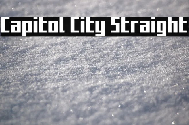 Capitol City Straight Example 3