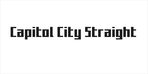 Capitol City Straight Logo