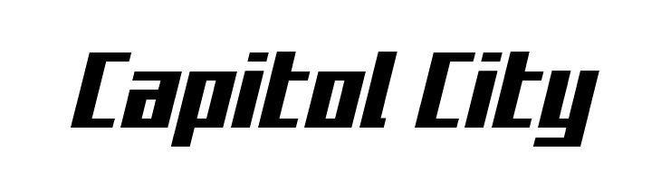 Capitol City  Free Fonts Download