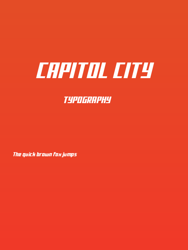 Capitol City Poster