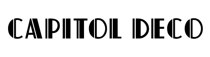 Capitol Deco  नि: शुल्क फ़ॉन्ट्स डाउनलोड
