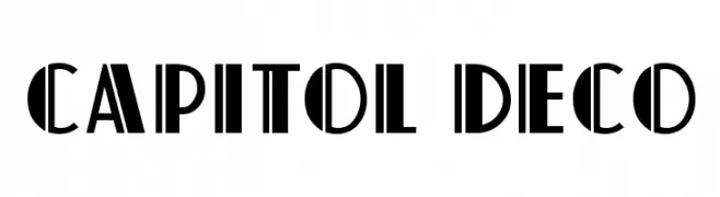 Capitol Deco  les polices de caractères gratuit tlcharger