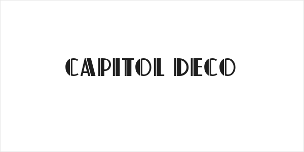 Capitol Deco Logo