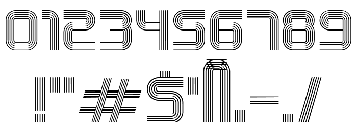 Capitol Regular Font OTHER CHARS