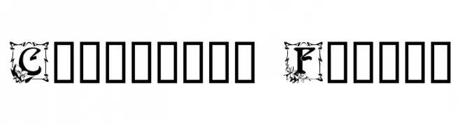 Capitular Floral  Frei Schriftart Herunterladen