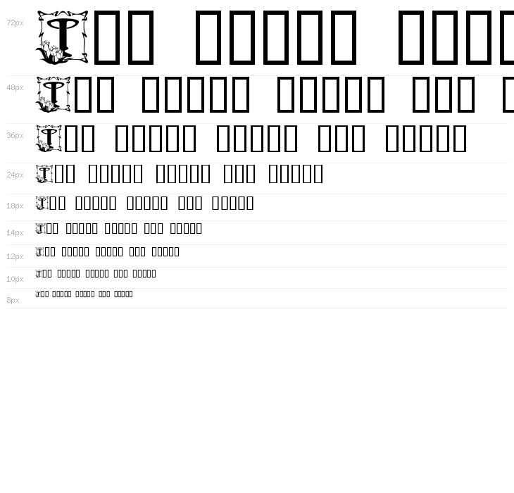 Capitular Floral Waterfall