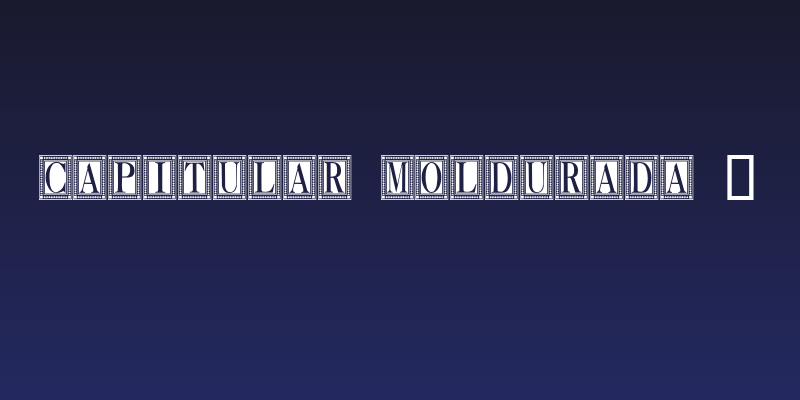 Capitular Moldurada 2 Social Header