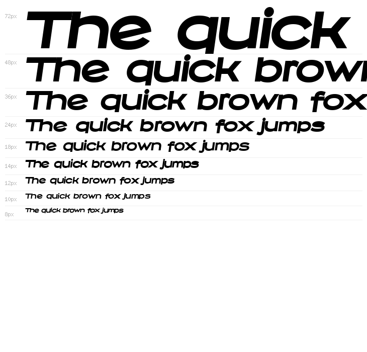 Capoon PERSONAL USE Black Italic Waterfall