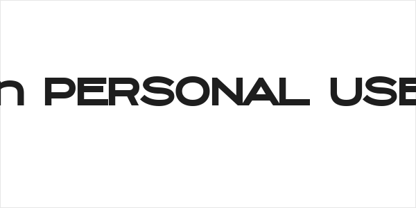 Capoon PERSONAL USE Black Logo