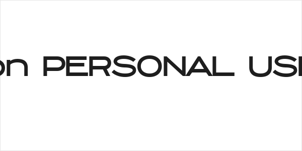 Capoon PERSONAL USE Bold Logo