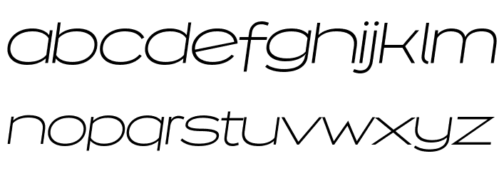 Capoon PERSONAL USE Light Italic Font LOWERCASE