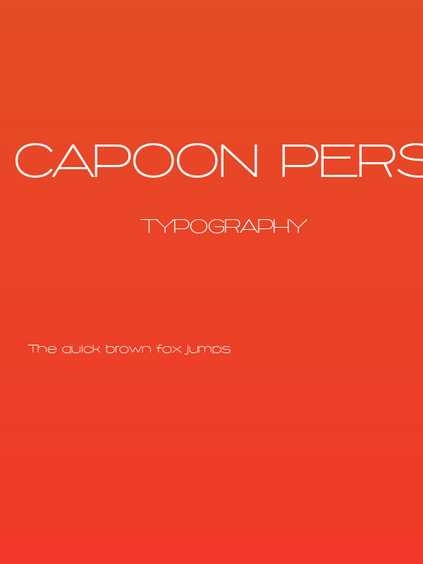 Capoon PERSONAL USE Light Poster