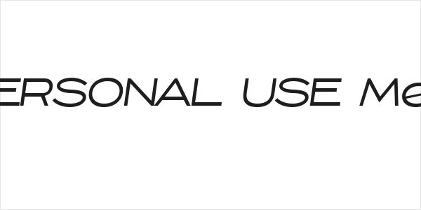 Capoon PERSONAL USE Medium Italic Logo