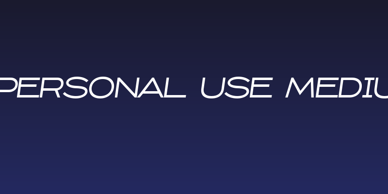 Capoon PERSONAL USE Medium Italic Social Header