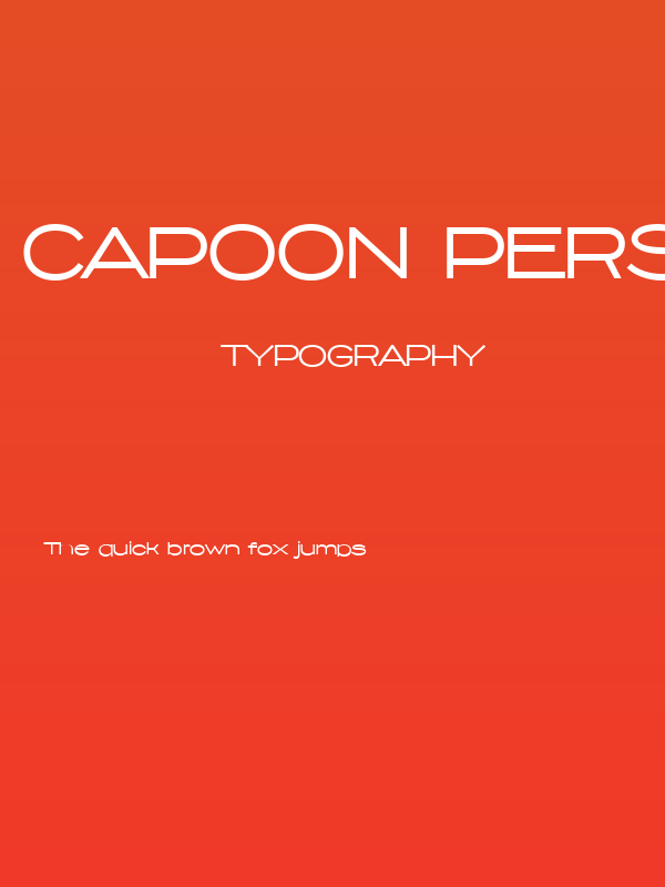 Capoon PERSONAL USE Medium Poster