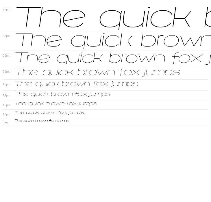 Capoon PERSONAL USE Thin Italic Waterfall