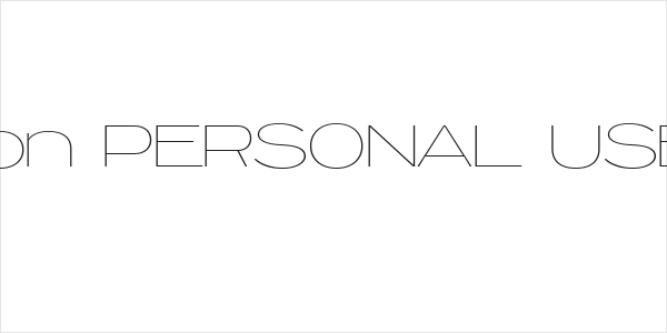 Capoon PERSONAL USE Thin Logo