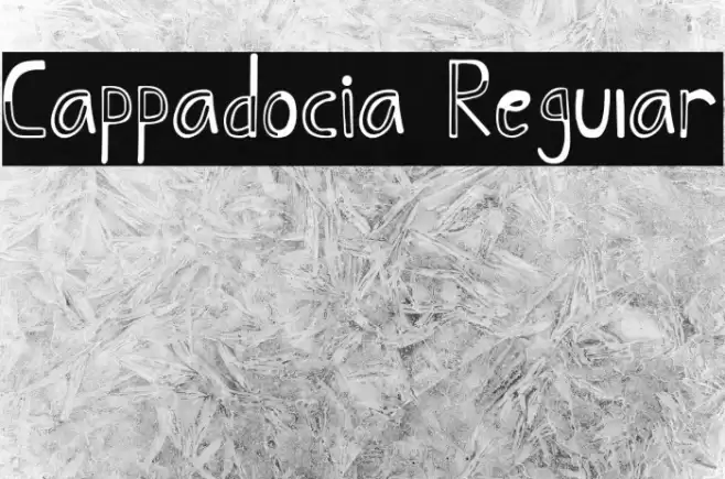 Cappadocia Regular Font examples