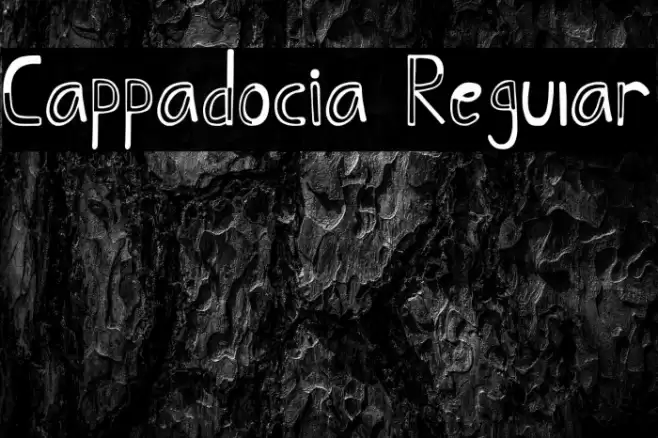 Cappadocia Regular Font examples