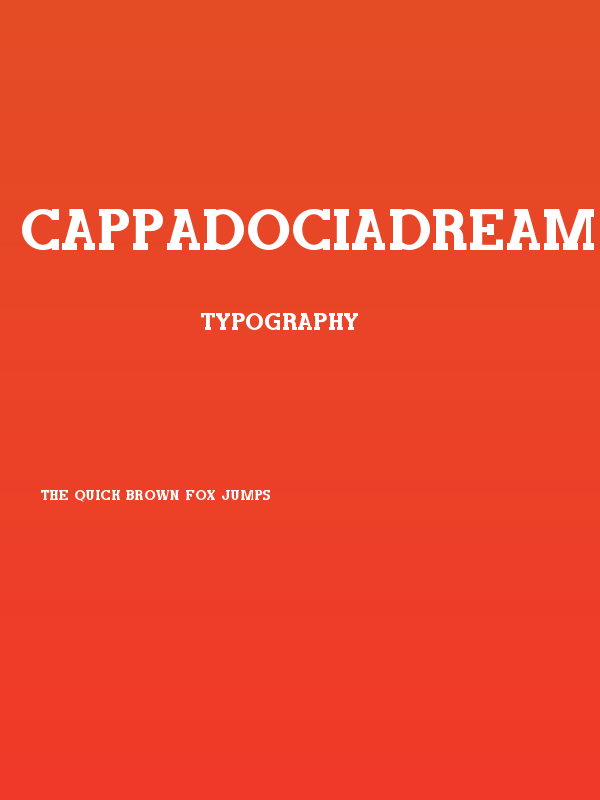 CappadociaDream Demo Poster